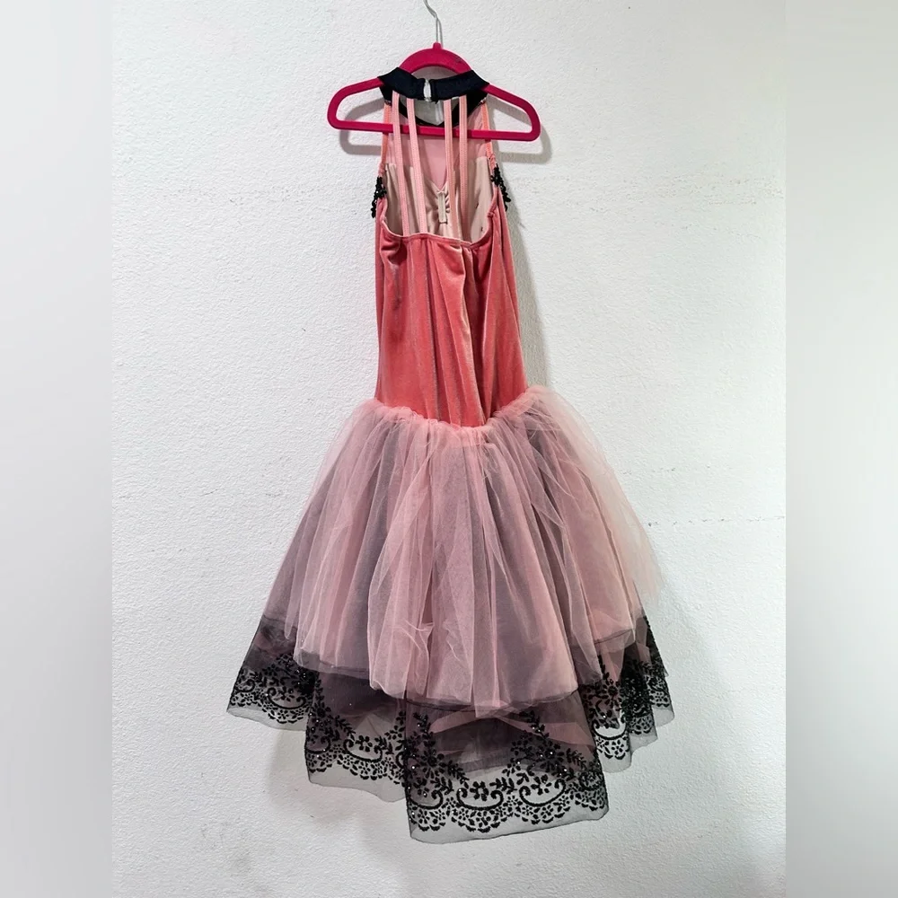 Weissman Pink and Black Dance Costume